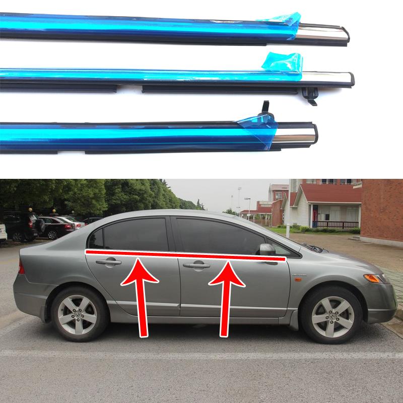 适配本田八代思域车窗玻璃外压条外挡水密封条原装车门外切水胶条