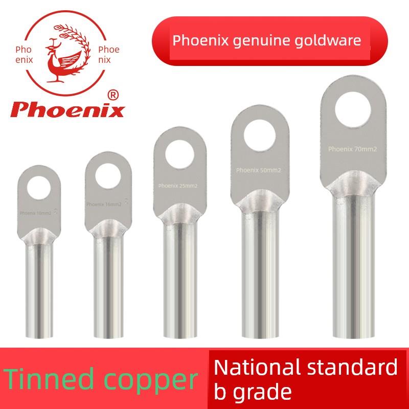 菲尼克斯Dt国标b级镀锡防油铜连接器镀锡铜鼻端子防油电缆连接器
