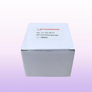 罗森博格ROTHENBERGER充油压力表冷库机组高压轴向防震-1~38Bar