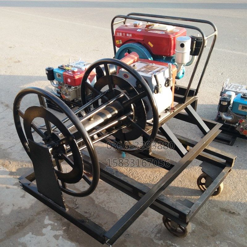 3吨5吨8吨机动绞磨柴油机机动绞磨汽油机机动绞磨电动绞磨牵引机