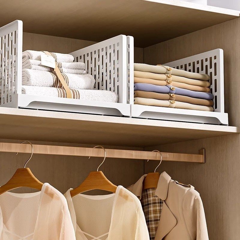 抽屉式收纳分层隔板家用衣柜内分割自由组合卧室衣物整理置物架子