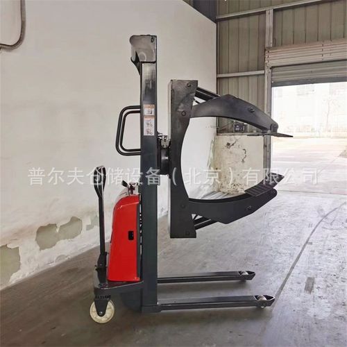 半电动抱夹车卷膜翻转车油桶液压夹抱机旋转搬运装卸升高纸卷叉车