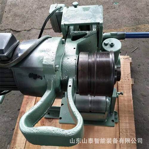电动小管压槽机工作可靠管子滚槽机操作灵活BAG-20管子压槽机