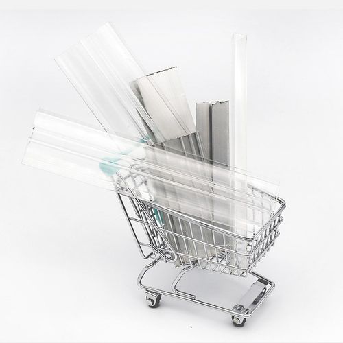 30 38 45 50透明铝合金雨棚配件pc阳光板耐力板铝压条配件