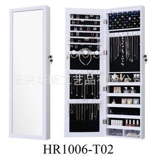 首饰柜镜子全身立式 挂墙镜镜子家用穿衣镜卧室首饰试衣镜