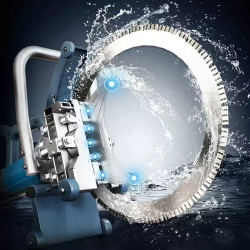 帝一匠环锯切墙机大功率无刷D370环锯手提式无尘切割改门开窗环锯