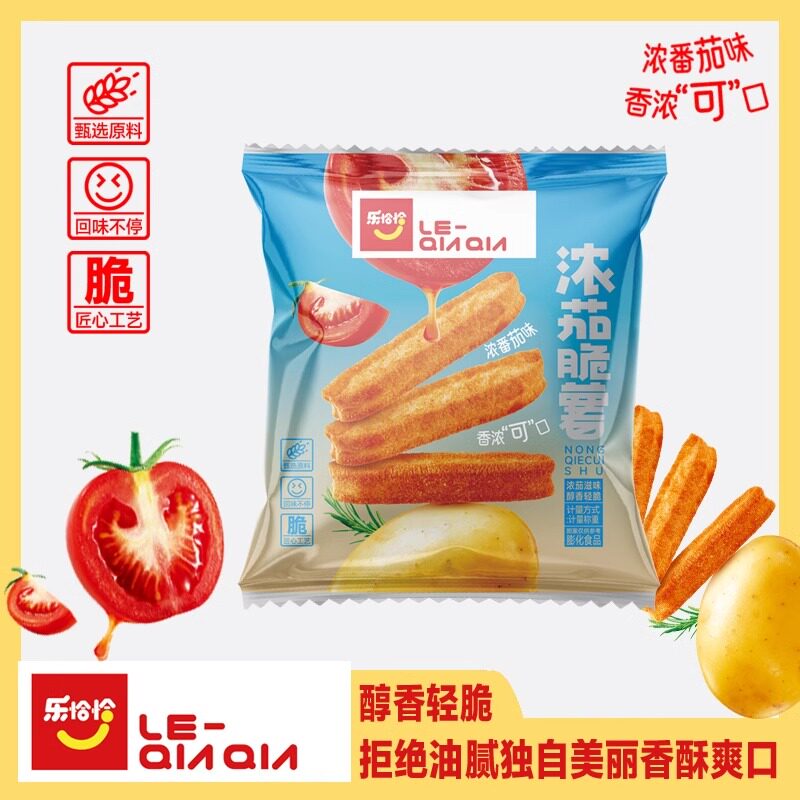 乐恰恰浓茄脆薯番茄味50g