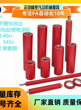 微型包胶滚筒QAA02-D12-R-A30/QAA02-D12-R-A70 锂电专用托辊