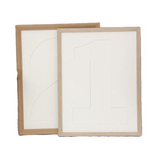 一周岁卡纸 宝宝抓周生日布置数字1成长记录挂墙实木相框洗照片