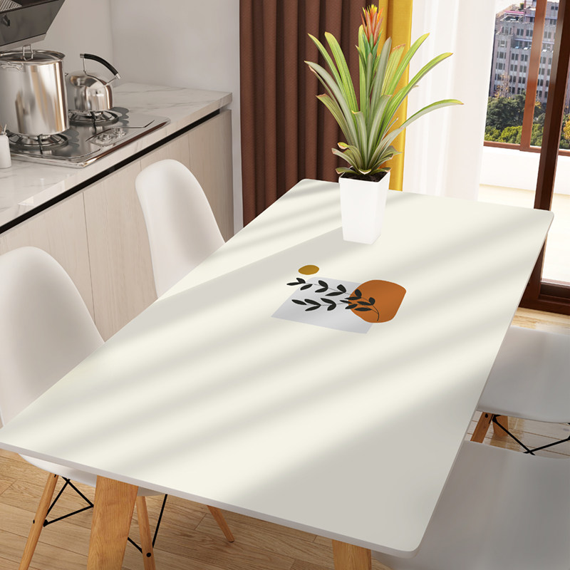 硅胶皮革桌垫桌布防水防油免洗餐桌布现代简约高档电视柜茶几台布