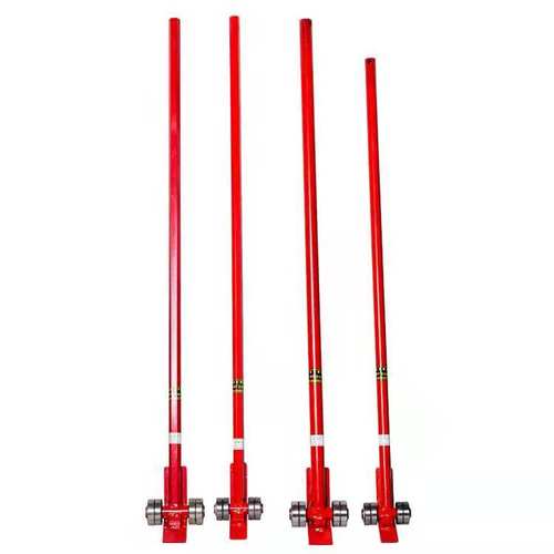 重撬棒吨翘棍撬杠重型带轮子轴承滑轮吨撬棍设备六角钢