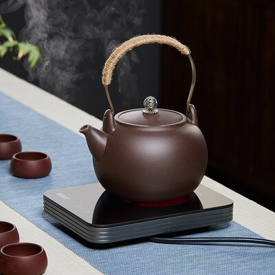 宜兴紫砂壶风炉煮茶壶提梁壶电陶炉煮茶器泡茶壶陶瓷烧水壶套装