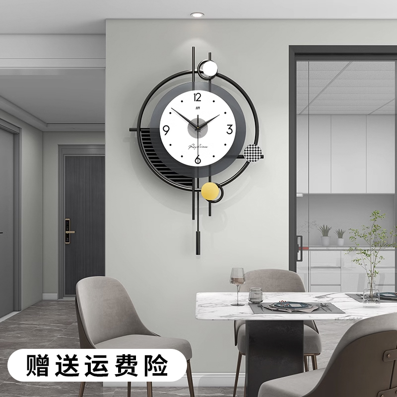壁挂时钟墙面上装饰挂件沙发电视背景墙装饰饭厅墙壁装饰品挂饰