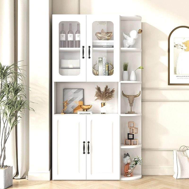 客厅实木角柜落地角储物展示柜带门柜墙柜书柜玻璃门,住宅家具,角柜,淘宝优惠券,粉丝福利购,淘宝优惠卷