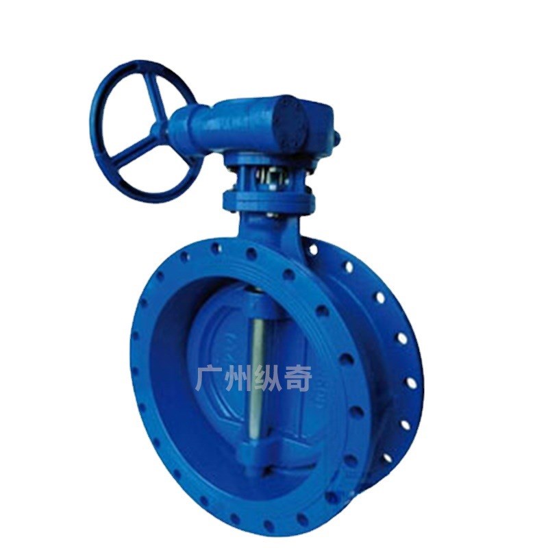 国标D371X/D341X加长杆法兰对家涡轮手柄蝶阀不锈钢埋地通风型