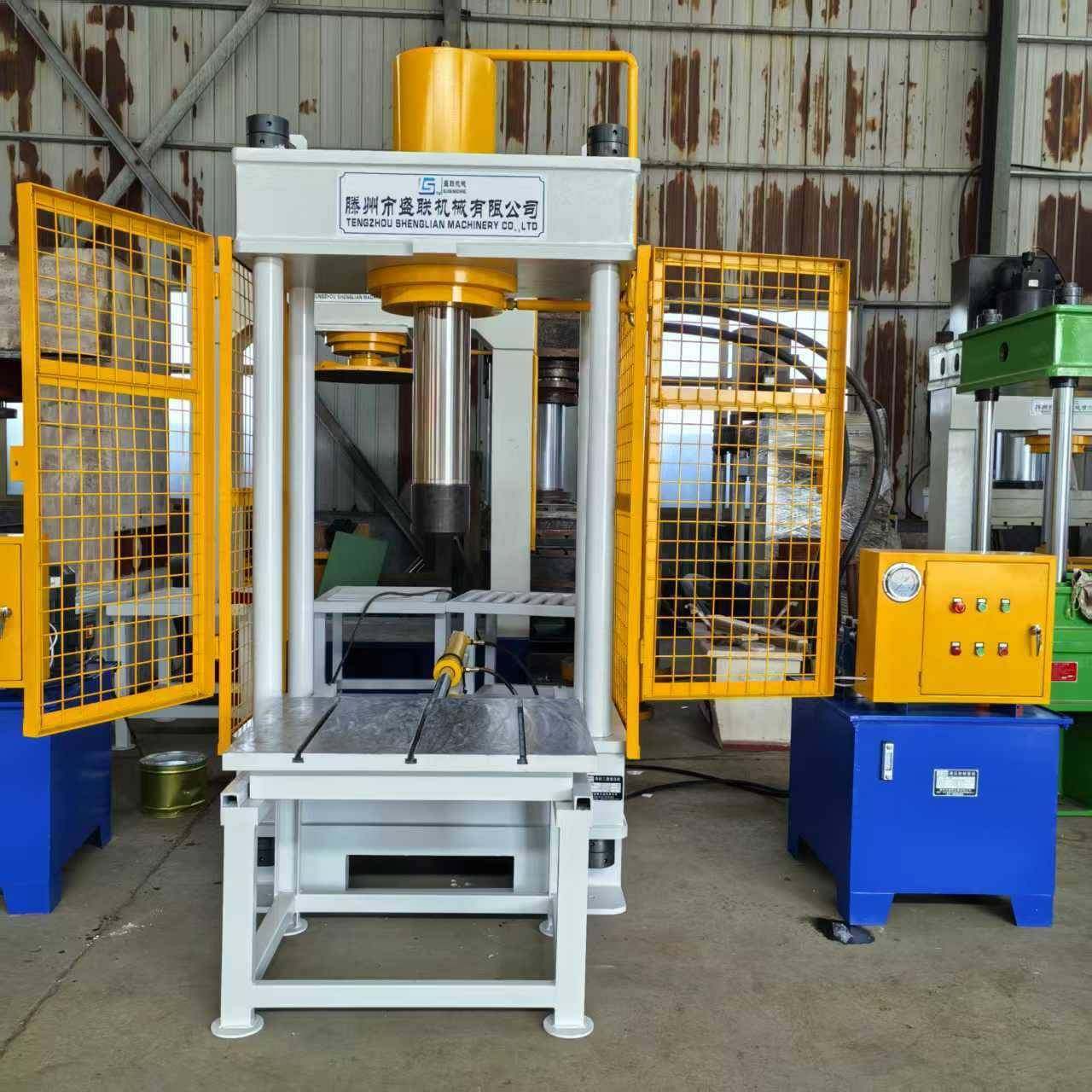 客订200吨四柱二梁液压机四柱油压压装机四周带防护按需定制生,五金/工具,其他机械五金,淘宝优惠券,粉丝福利购,淘宝优惠卷