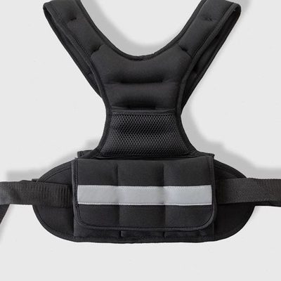 健身反光负重背心可调节重量女运动跑步健身装备负重衣