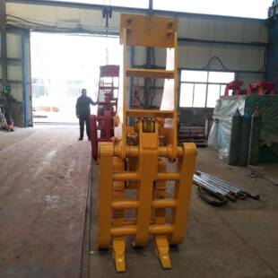 山东济宁抓钢机厂家各种型号废钢爪子五齿7齿抓铁夹子夹木器