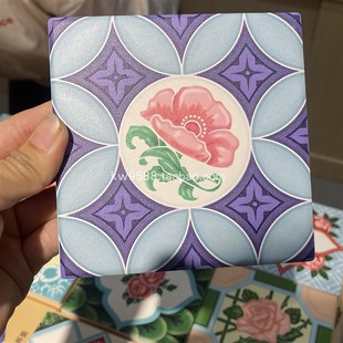 泉州文创闽南厦门花砖东南亚娘惹杯垫茶垫隔垫杯旅游纪念品伴手礼