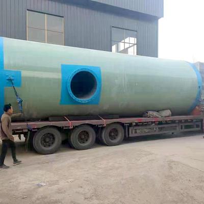 玻璃钢GRP污水雨水预制泵站城市污水工业一体化泵站初期雨水提升