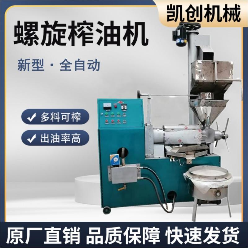 大型榨菜籽花生油设备全自动螺旋榨油机核桃大豆冷榨榨油机
