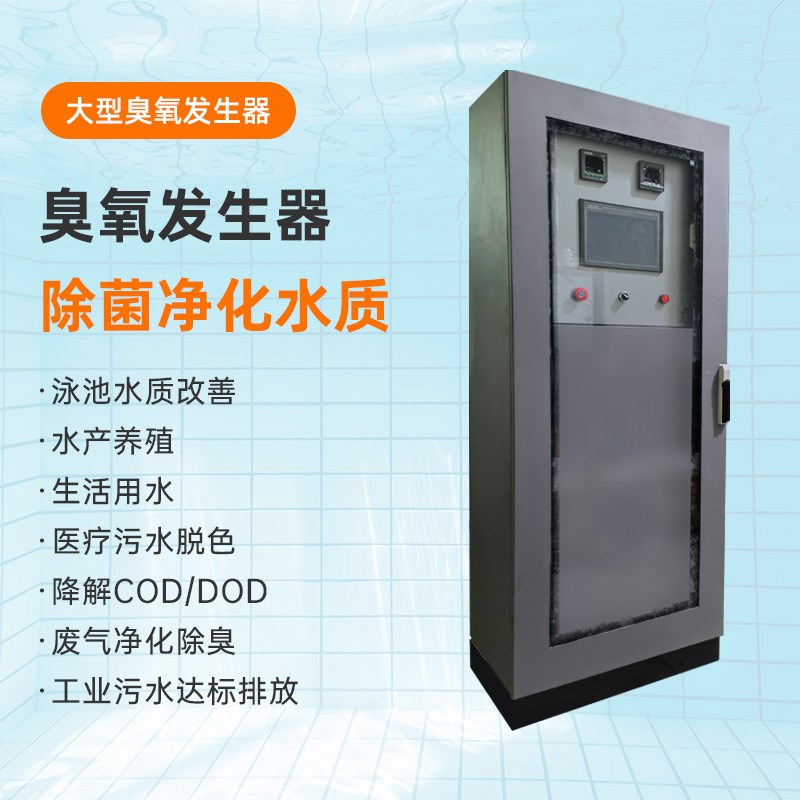 大型臭氧发生器水处理模块氧气源消毒机柜游泳池净化臭氧机