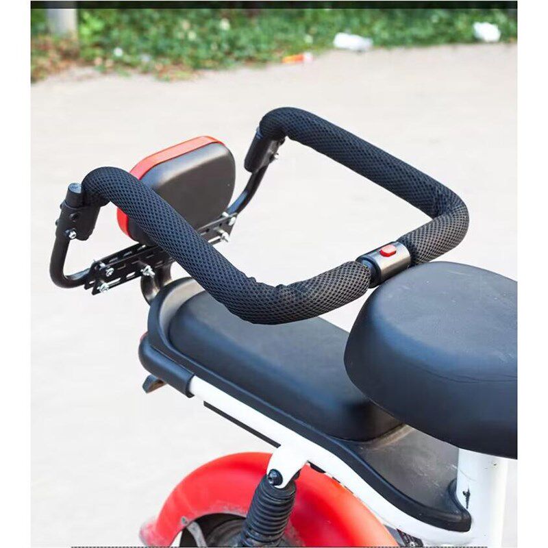 栏电动车前后折叠儿童学生宝宝后置座椅护栏车后置安全座椅