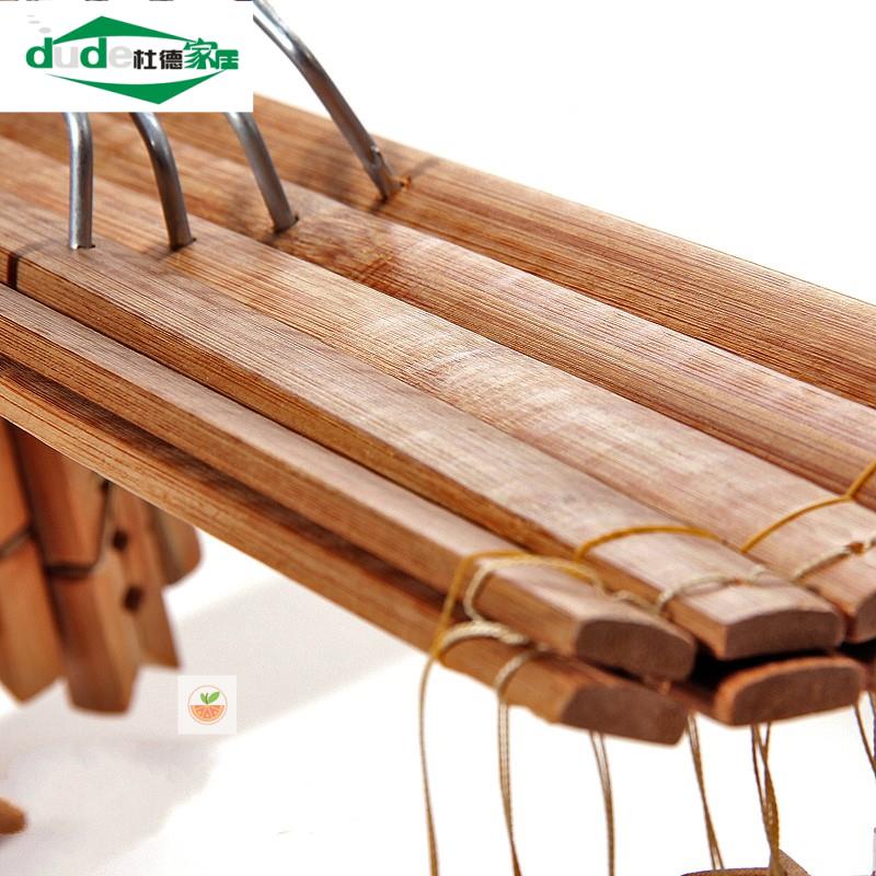 重竹裤架个夹子晾衣架光滑多用裤架袜架碳化十字毛竹裤夹5支