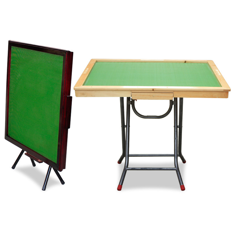 促销麻将桌 手搓实木象棋桌两用餐桌娱乐桌