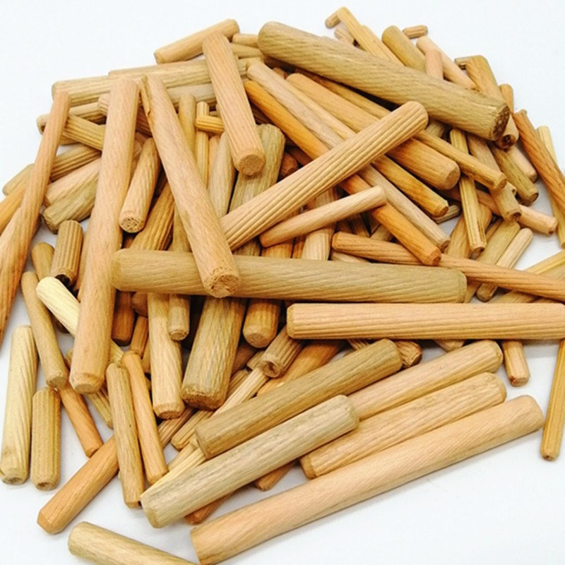 M9~M20桉木斜纹圆木梢木肖木塞木棒木栓木梢家具连接件1拍1包