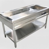 商用电热保温售饭台浏阳蒸菜台馒头包子保温台小碗菜快餐车