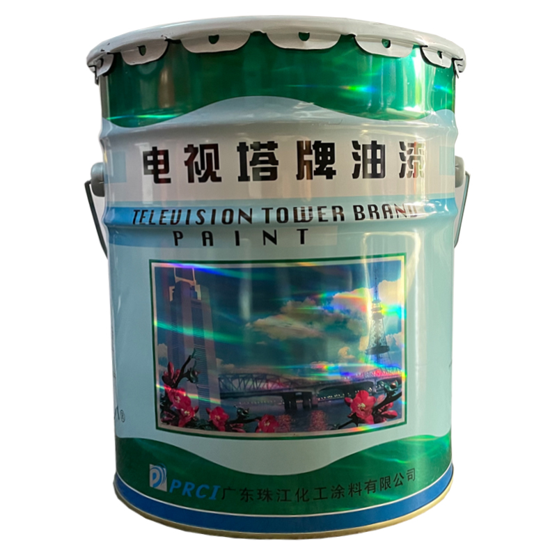 电视塔牌油漆酯胶磁漆铁红防锈油漆铁门窗钢结构五金漆金属机械漆