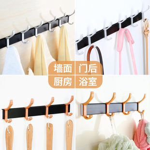 吸壁式挂钩强力粘钩粘胶门后排钩挂衣架壁挂墙上承重挂衣钩衣帽钩