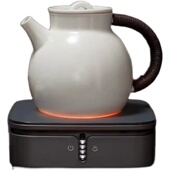 德茗堂猫眼二代电陶炉迷你小型烧水煮茶炉白茶黑茶普洱煮茶器