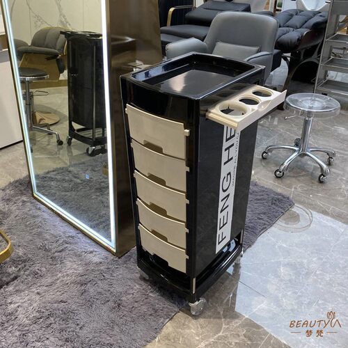 美发店推发廊手推理发烫染发型师杠工具柜