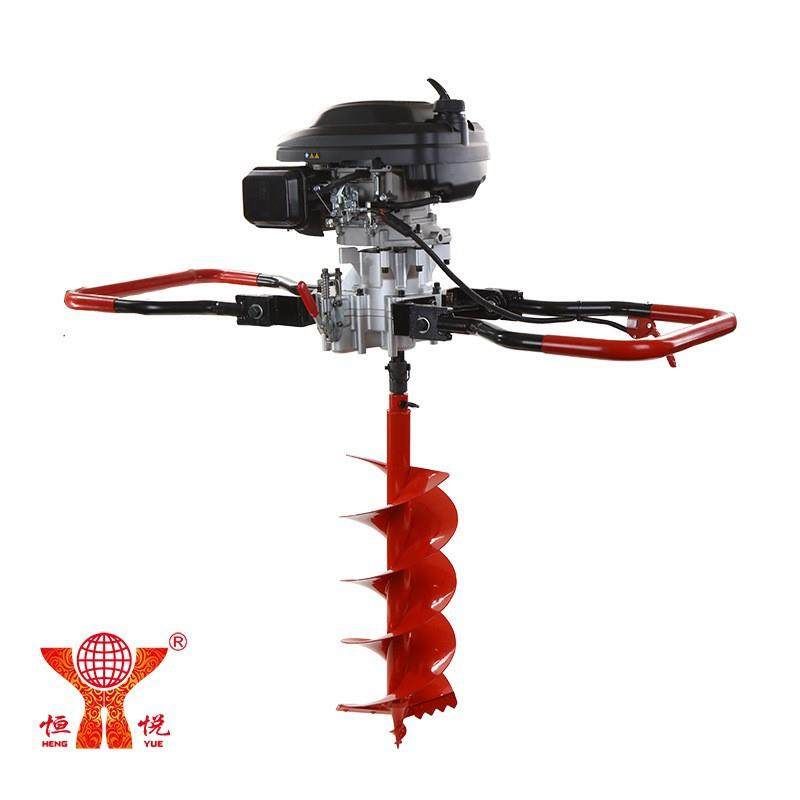 HY-GD990-HFR-F3带倒挡196CC大功率4冲程地钻挖坑机种植机