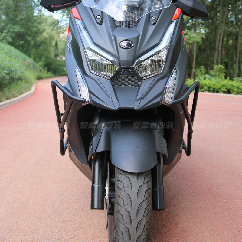 适配光阳S350/S250机车保险杆防摔杠前保杆尾架尾箱改装