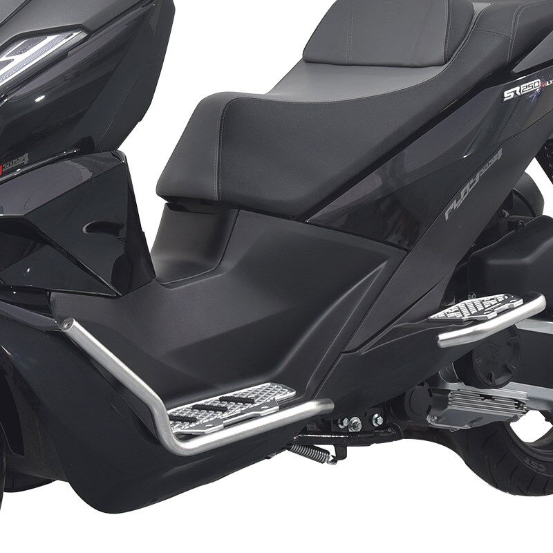 stuntcx适配无极sr250gt护杠摩托车保险杠踏板射灯支架改装配件