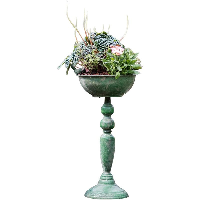 复古铁艺脚盆园庭院阳台架民宿多肉园艺装饰做旧器,家居饰品,花盆,淘宝优惠券,粉丝福利购,淘宝优惠卷