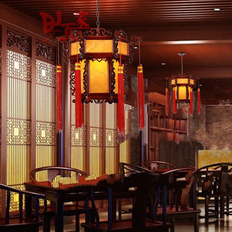 明仿古实木宫廷吊灯复古六角宫灯笼走廊过道灯创意,家装灯饰光源,餐厅吊灯,淘宝优惠券,粉丝福利购,淘宝优惠卷