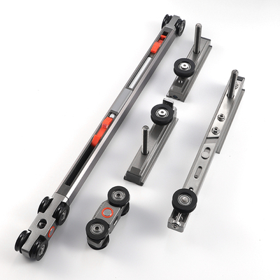 极简铝框门木门双用二三联动推拉门吊轨滑轨顺向联动移门轨道配件