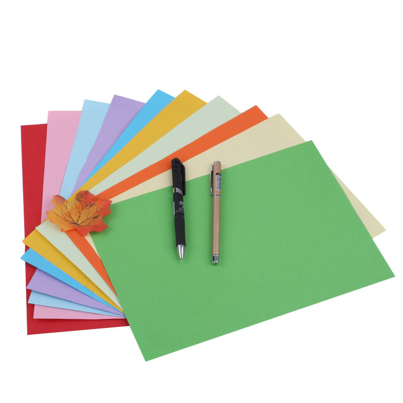 彩色平面卡纸 彩色复印纸 手工纸 折纸 彩纸 打印纸,办公设备/耗材/相关服务,卡纸,淘宝优惠券,粉丝福利购,淘宝优惠卷