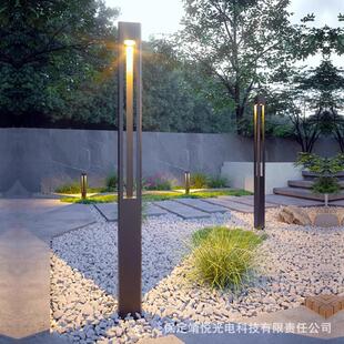 高杆庭院灯现代简约户外防水led草坪灯景观灯公花园别墅小区路灯