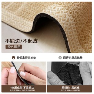 防滑防油脚垫家用硅藻泥可擦免洗专用吸水垫子 厨房地毯垫2025新款