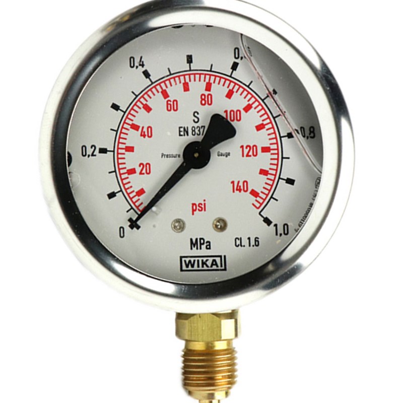 威卡WIKA压力表EN837-1德国进口耐震不锈钢压力表213.53.063 真空