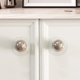 法式 陶瓷单免钉自粘把手 圆球免打拉手门整体橱柜抽屉时尚