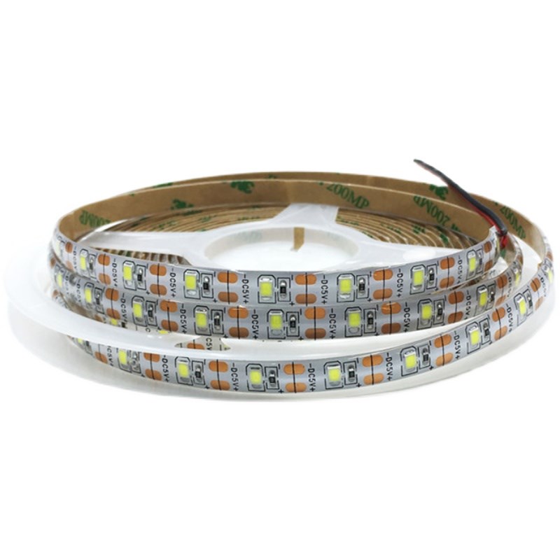 3.7v5vled窄细灯带3毫米5毫米宽可裁剪软灯条120珠滴胶防水手工