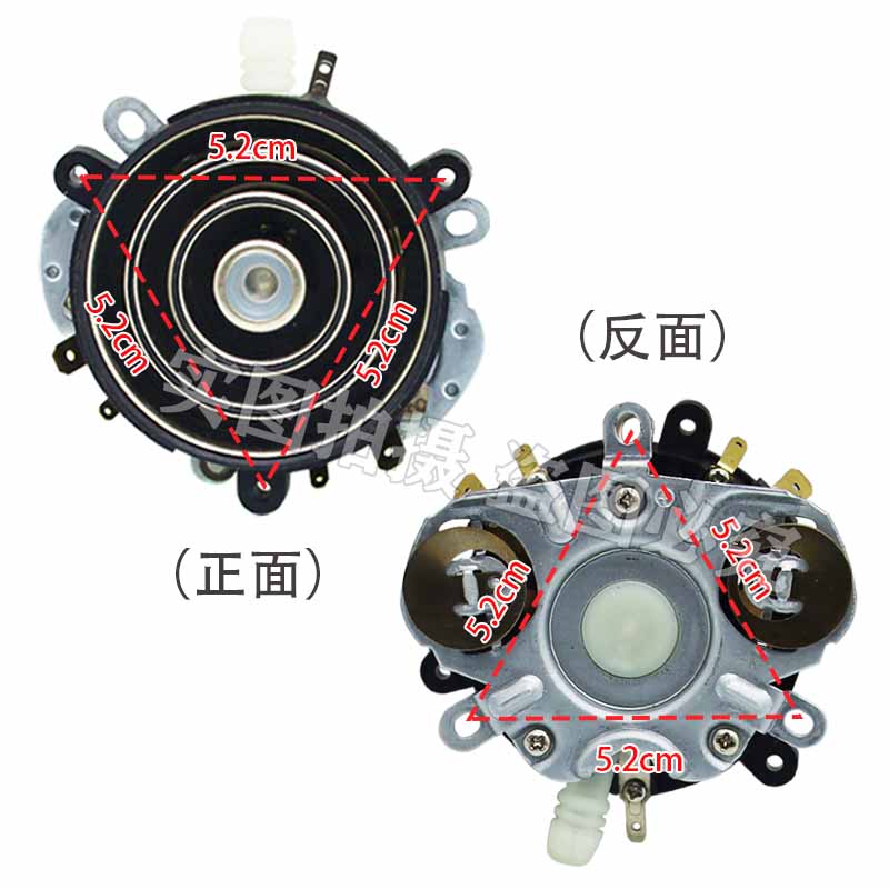 底部上水涌泉式温控耦合器自动水晶玻璃养生壶进出水防漏滤芯配件