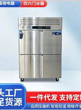 四六门商用冷柜冷冻冷藏两用冰箱厨房四开门冰柜冷藏冷冻六门冰箱