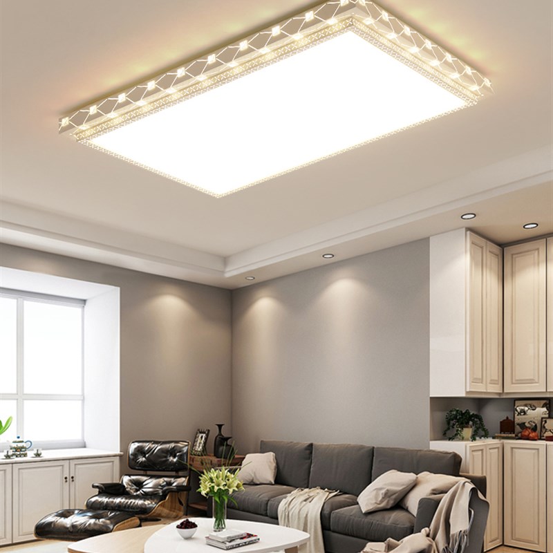 LED客厅灯大户型现代简约大气吸顶大厅新款灯具组合全屋套餐